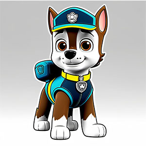 Paw Patrol coloring page