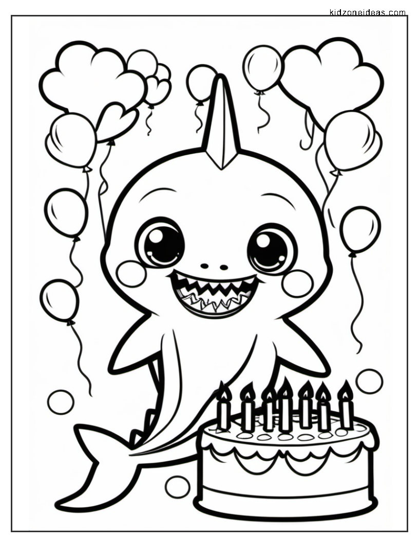 baby shark coloring pages2