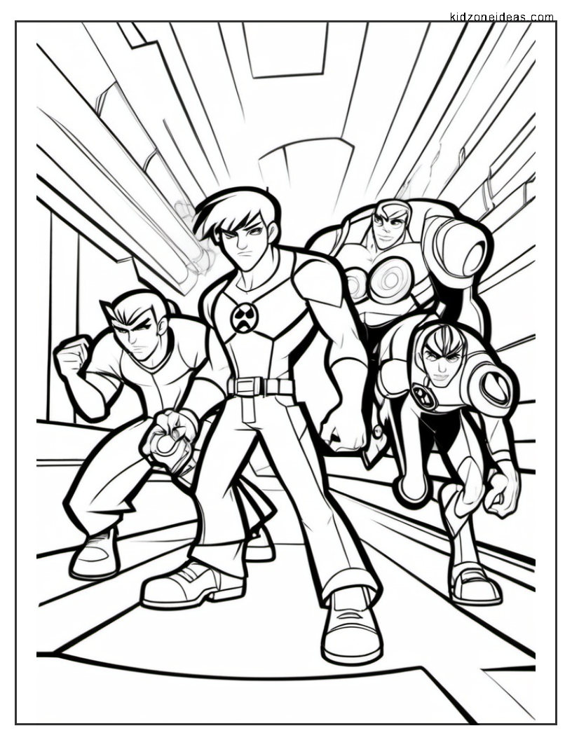 ben10 coloring pages1