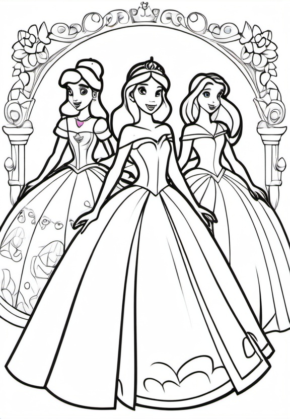 coloring-princesses11