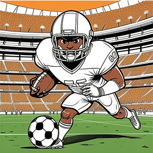 Sports coloring pages